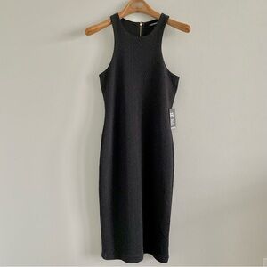 Express Black Racerback Midi Dress Size 2 NWT